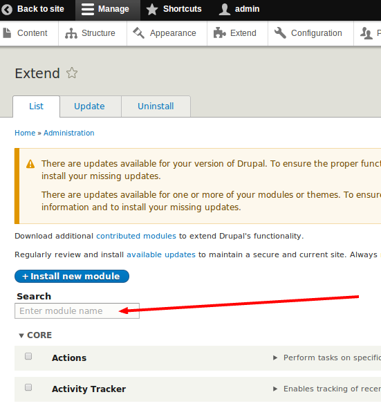 Search for RESTful Web Services in Drupal 8