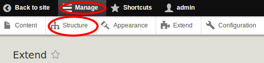 Click Structure