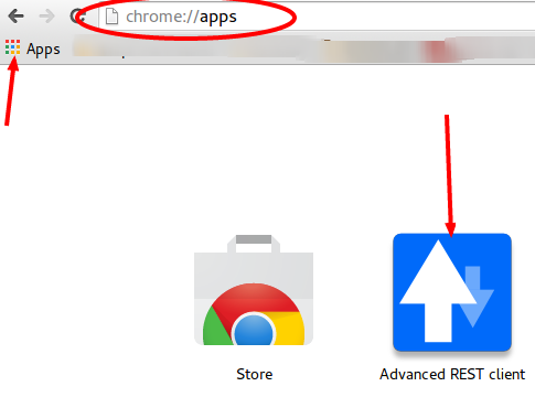 Select Advanced REST client