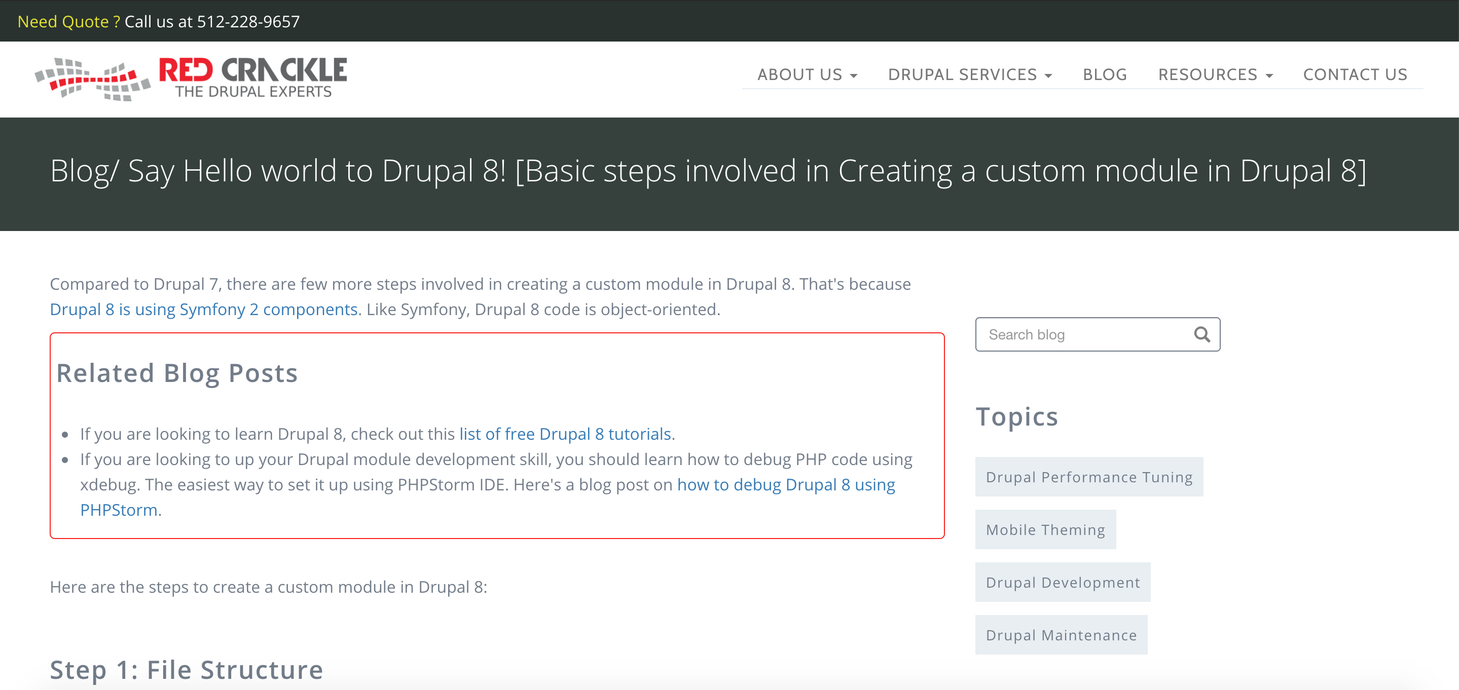 Blog post new look