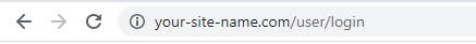 URL of Drupal site