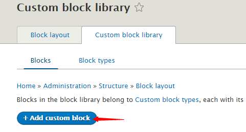 add custom block in Drupal