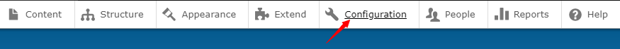 configuration in Drupal