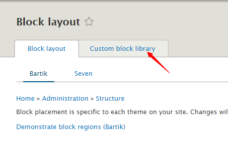 custom block library in Drupal