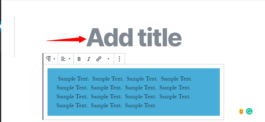 deleting the title in WordPress