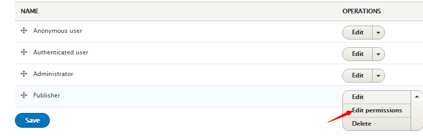 edit permissions in Drupal
