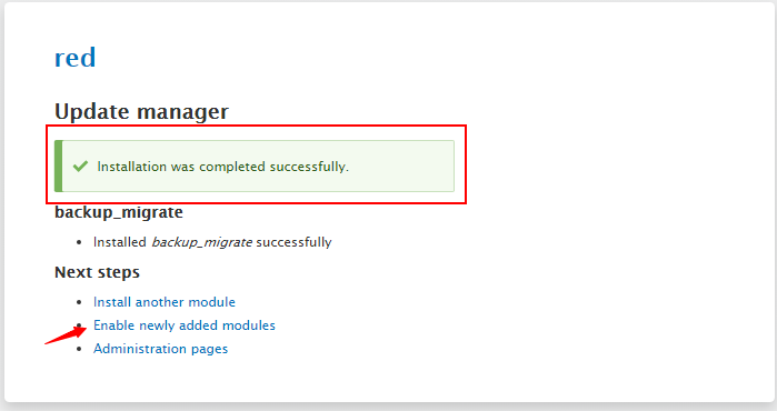 enable module in Drupal