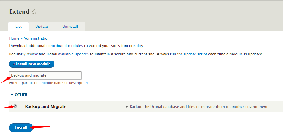 installing module in Drupal