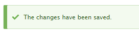 message in Drupal