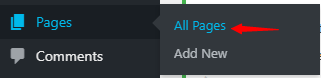 opening all pages in WordPress