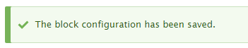 save message in Drupal