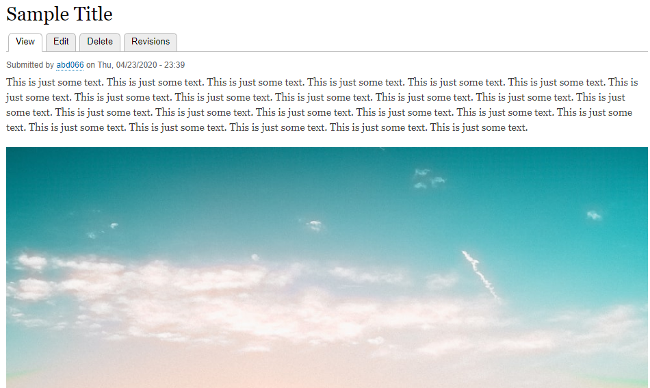 saved page in Drupal
