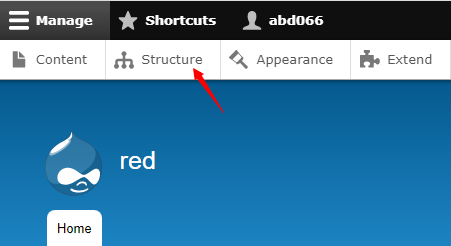 structure in Drupal