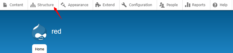 structure in Drupal