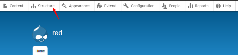 structure in Drupal
